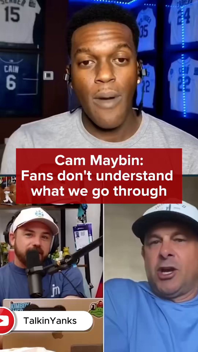 Aaron Boone snapping on Talkin' Yanks is a good example of the misunderstanding fans have about what players and managers go through, says Cameron Maybin.