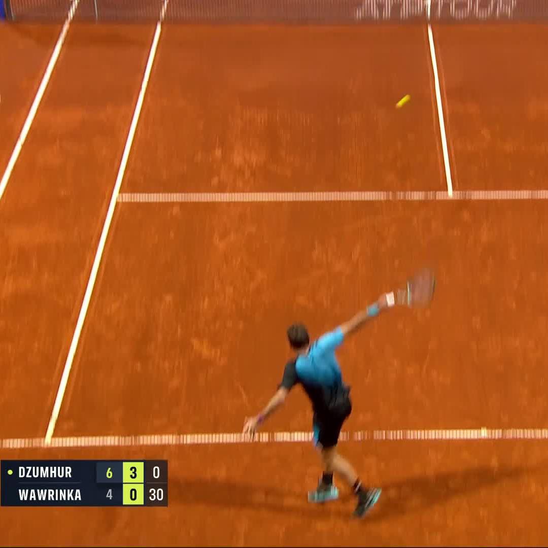 El día que Wawrinka se retire hay que suspender el tenis. Qué revés, qué impacto, qué sonido. Genio.