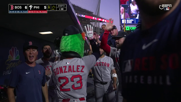 ROMY GONZÁLES GRAND SLAM 🔥 Red Sox take the lead 6-5 🍿 📺 ESPN
