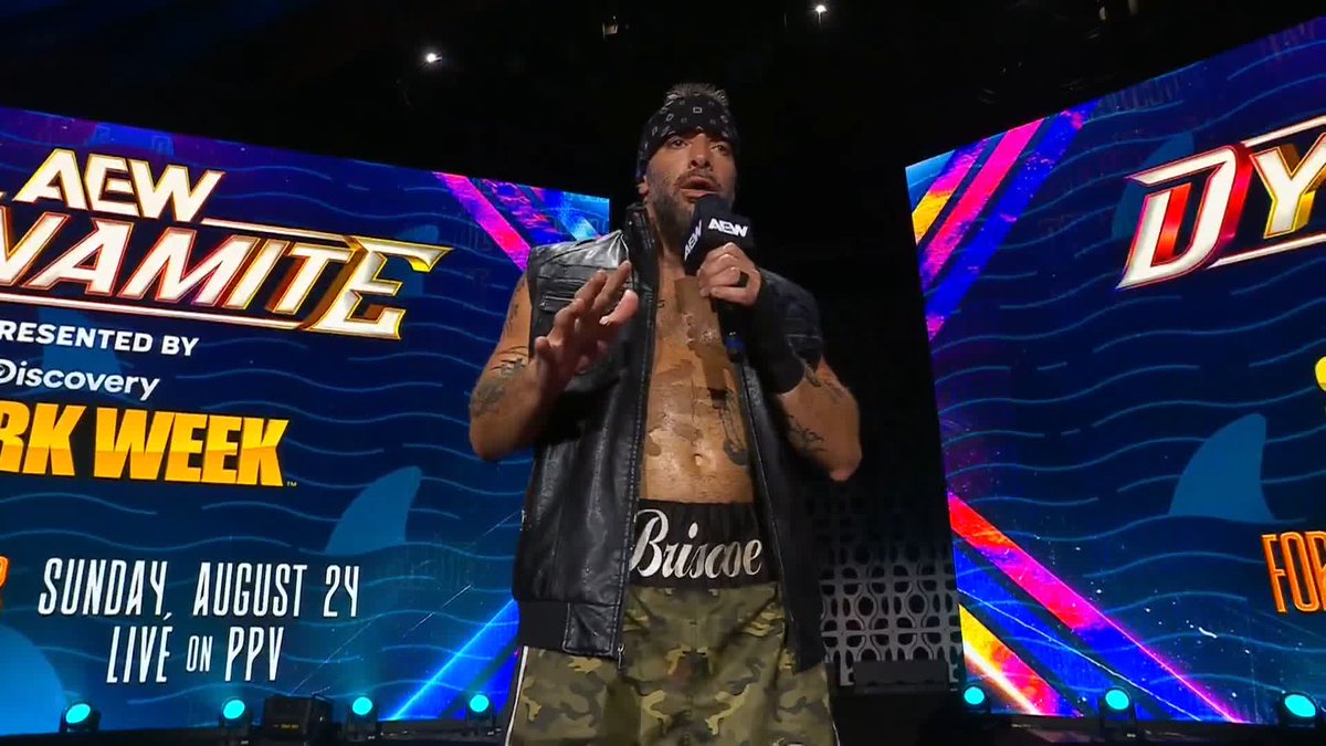 .Mark Briscoe wants Maxwell Jacob Friedman™️ next week! Watch #AEWDynamite presented by #SharkWeek LIVE on TBS & HBO Max