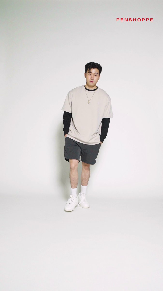 No warm-ups needed. This fit is ready to move 💪 Pullover sweater and modern fit sport shorts that keep your game sharp. Shop the #FullSpeedAhead collection in stores near you or online at 🌐 🇵🇭 Also available on Shopee, Lazada, Zalora, and Tiktok Shop. #PENSHOPPE #ClubPENSHOPPE T-shirt with Embro 984750 P499; Pullover Sweater with Branding Print 985664 P799; Modern Fit Sport Shorts 986308 P799