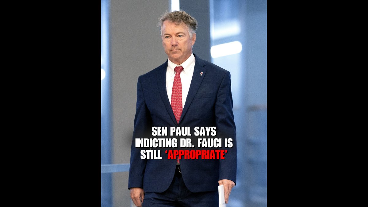 .Rand Paul tells Jesse Watters he believes indicting Dr. Fauci is still on the table, adding "I think the court would decide whether the pardon holds."
