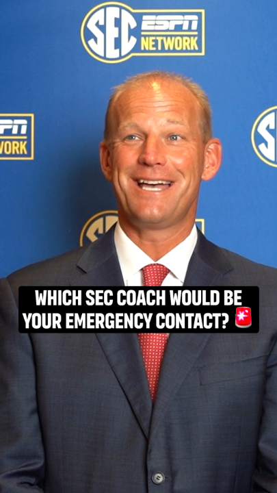 Which SEC football coach would be your emergency contact? 😂