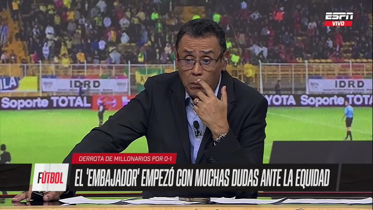 #ESPNF90Colombia Millonarios debutó en liga y perdió con La Equidad en Techo "Millonarios tiene nómina para animar el campeonato, NO PARA PELEAR EL TÍTULO" Francisco J. Velez. fútbol total Queremos leer tu opinión con #ESPNF90Colombia