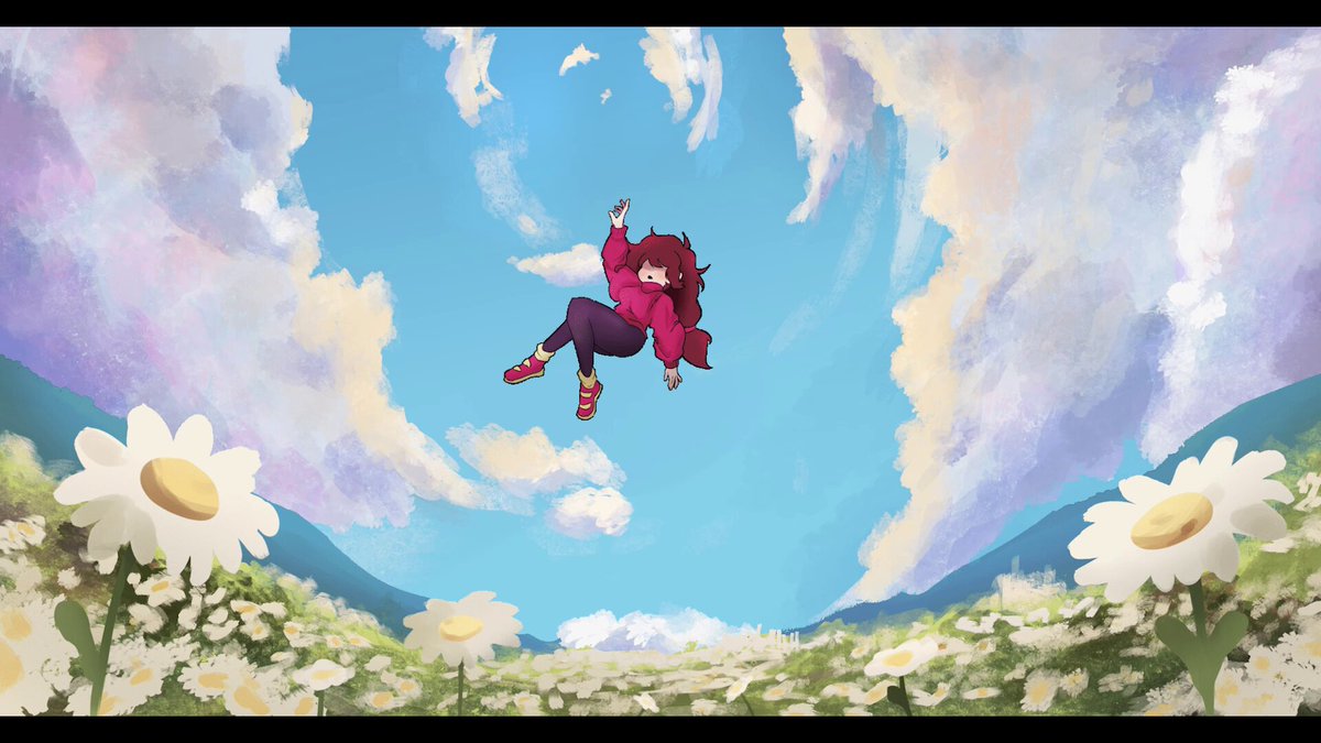 Here is a shot for the intro cutscene in Synecdoche Funkin. This is JUST the art for this shot. Once the music &amp; filters comes into play, the feeling would be amazing! Art/Animations by ★Doodle★ /// Cloud movements by Me!
