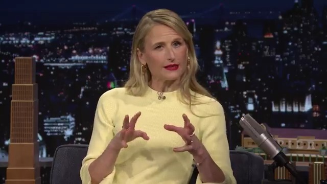 “I knew how it ended and yet, I was a wreck.” -Mamie Gummer on We Were Liars and its twisted ending 👀 #FallonTonight