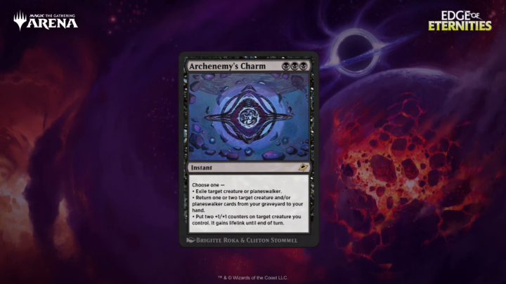 Your adventure through the Sothera system continues! Stop by your favorite MTG stream to see the new #MTGEternities cards soar across the battlefield, in the MTG Arena Streamer Event.