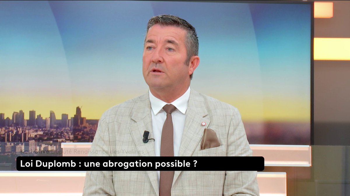 🔴🗣 "La loi Duplomb, c'est 95 % pour la protection des agriculteurs" Karl Olive, député Renaissance, revient sur la pétition contre la loi Duplomb, qui cumule à ce jour 1,8 million de signature. Le député appelle à "un alignement européen". 📺#franceinfo #canal16