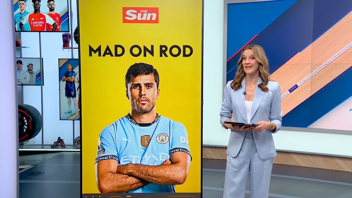 Real Madrid are preparing a £100m bid for Ballon D'Or winner Rodri, according to The Sun 👀