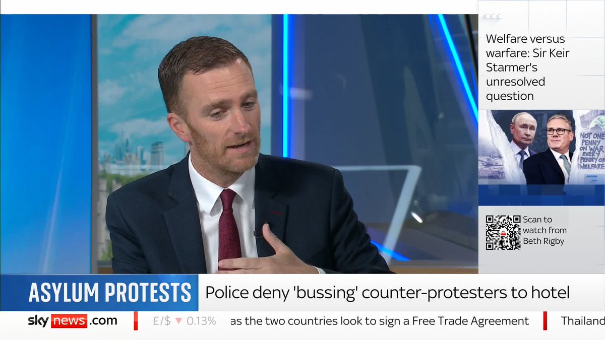 To tackle illegal migration, 'we would disapply the Human Rights Act. We would deport everybody who arrived illegally,' shadow home office minister Matt Vickers MP says. 📺 Sky 501, Virgin 602, Freeview 233 and YouTube