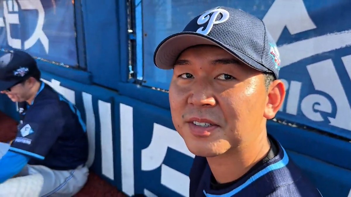 #マイナビオールスターゲーム2025 「友達できません😞」と諦めモードの #西口直人 選手👉👈 満を持してカメラを持って #平良海馬 選手にインタビューを決行📹🔥 #見事にお顔が画角外 #急に画面回転 #ニンニンカメラ #埼玉西武ライオンズ #RakutenEagles #キ!