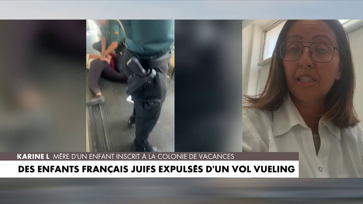 Karine L, mère d'un enfant expulsé d'un vol Vueling : «C’est un acte antisémite terrible» dans #HDPros