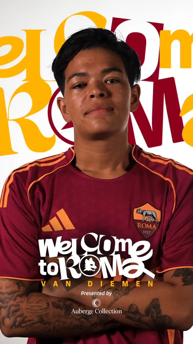 🤝 Benvenuta alla Roma, Samantha van Diemen! 🇩🇴 #ASRomaFemminile
