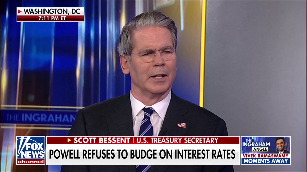 Treasury Secretary Treasury Secretary Scott Bessent says how soon Fed Chair Jerome Powell could be leaving — and what comes next.