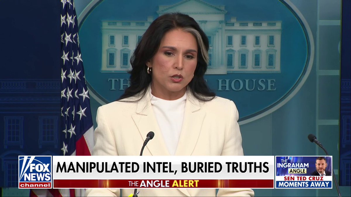 DNI Tulsi Gabbard 🌺 urges the American people look into the newly released intel report — "see for yourself."