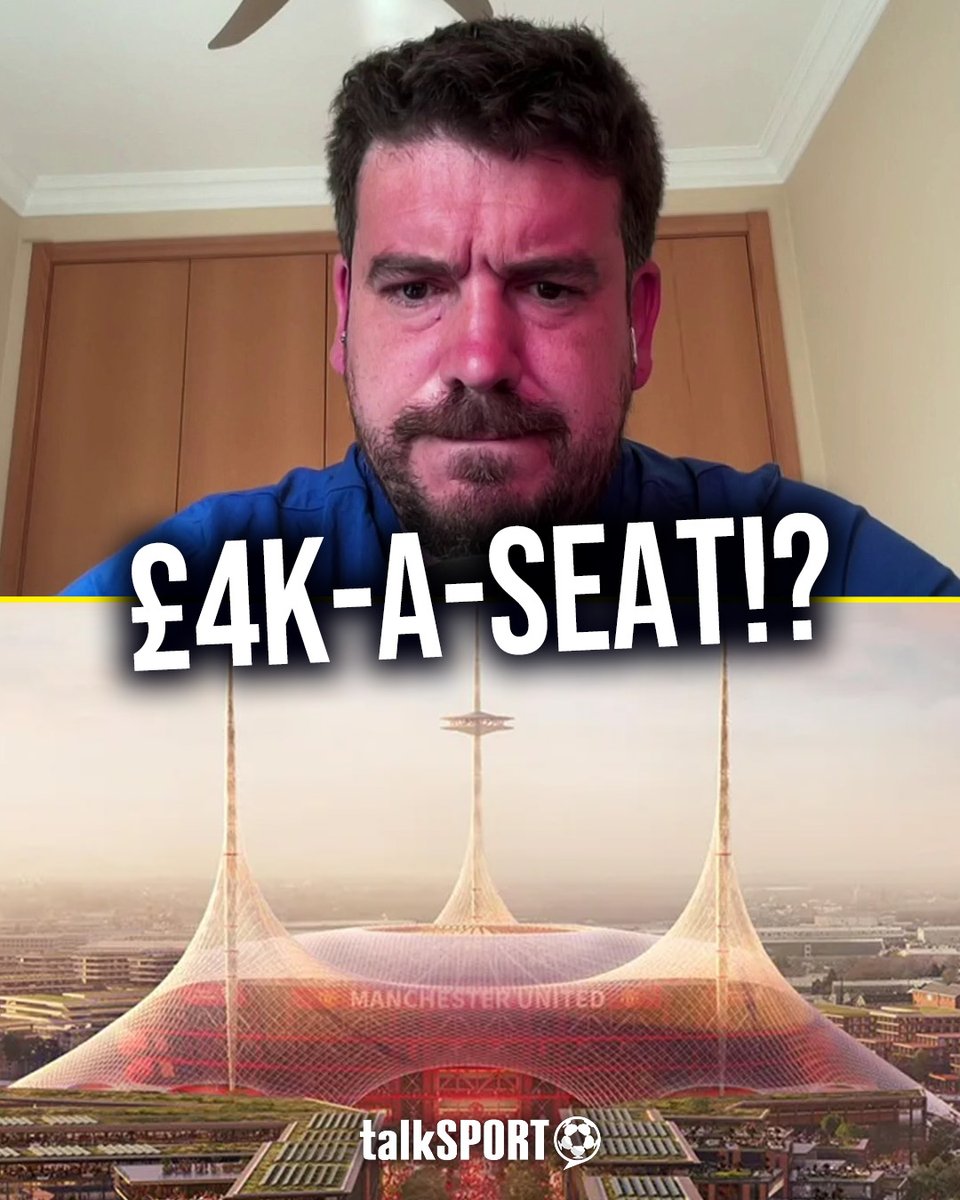 🤯 "£4k to guarantee your seat for 30 years!" 😡 "I think this will go down like a lead balloon amongst Man United fans!" Alex Crook reveals #MUFC's plans for how fans will secure seats at their new stadium! 💰