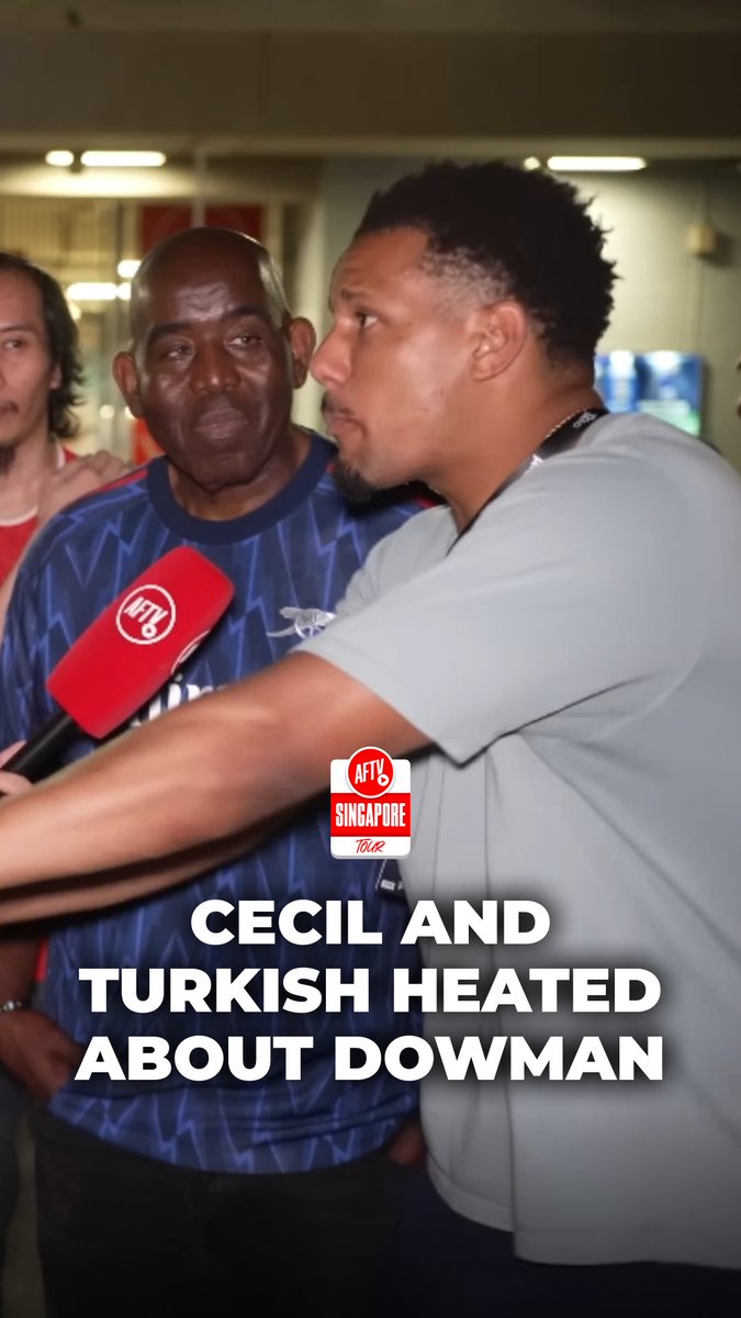 Who do you agree with - Cecil or Turkish? 🤔 #AFTVSingapore