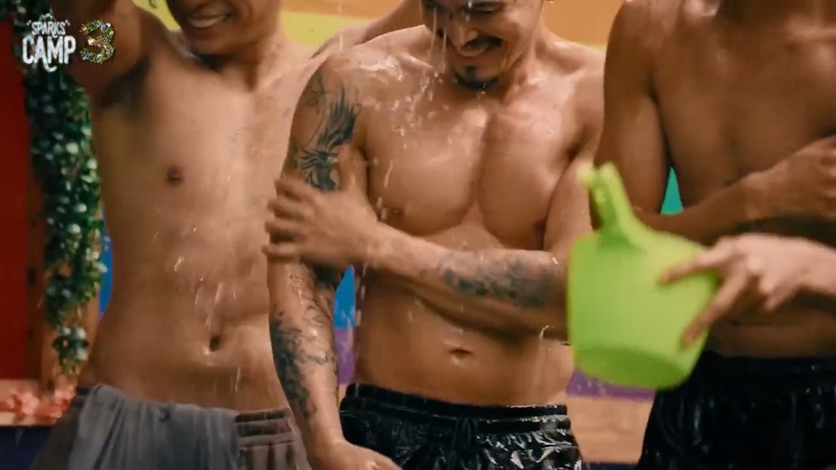SAVE WATER. SHOWER TOGETHER. 💦 Find out kung sinu-sino ang mga dapat paliguan in EPISODE 2 of Sparks Camp S3—NOW STREAMING on ABS-CBN YouTube!