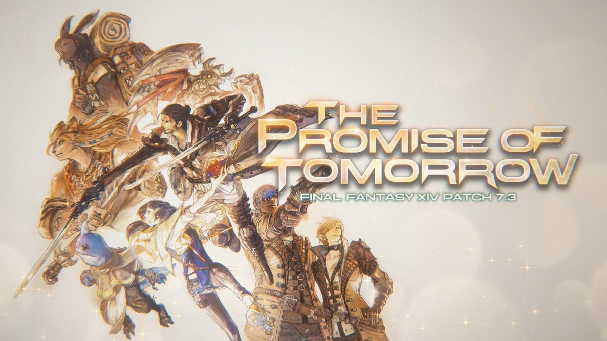 Let memory shine as golden light, a dawn to banish darkest night. #FFXIV Patch 7.3─The Promise of Tomorrow arrives Tuesday, August 5! ✨
