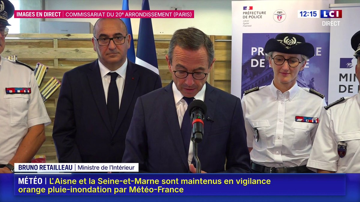 "On a d'un côté la France qui s'engage, et de l'autre côté, la France qui s'ensauvage. D'un côté la France des héros, et je vais vous dire de façon brute, de l'autre côté, la France des salauds, qui tire sur nos policiers, nos gendarmes et nos sapeurs-pompiers" : Bruno Retailleau