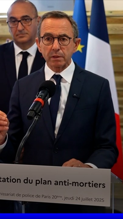 Tirs de mortiers: Bruno Retailleau évoque “d’un côté la France des héros et de l’autre, la France des salauds”