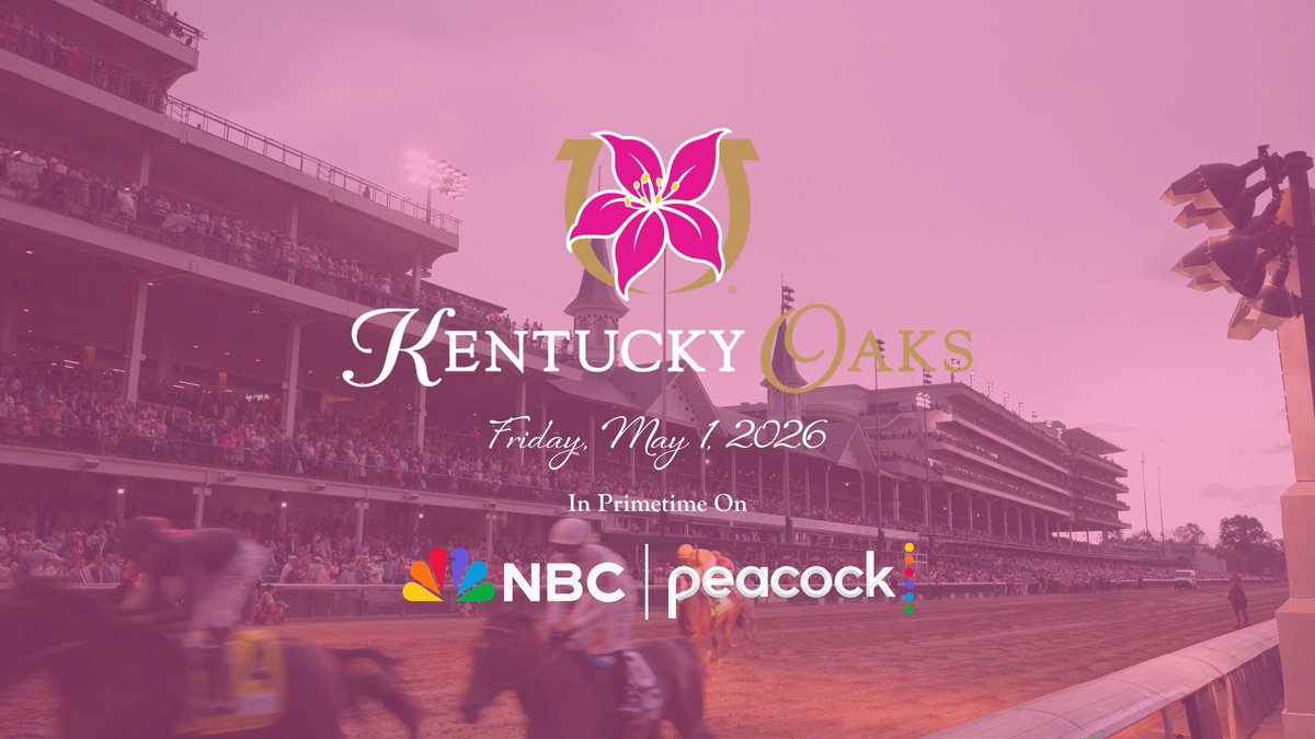 For the first time ever, the Longines Kentucky Oaks will be shown in primetime on NBC and Peacock! See you under the lights at Churchill Downs on May 1, 2026!