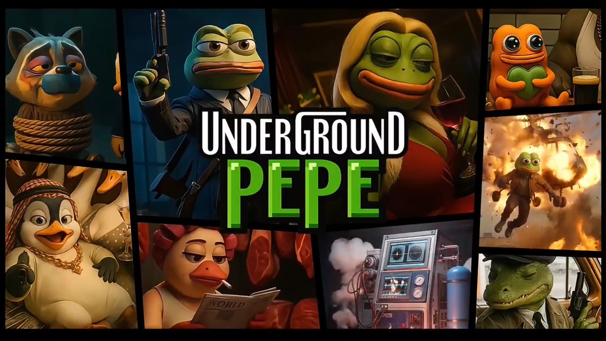 The memes faded. The internet moved on. Pepe didn’t. He just went underground… now he runs it. 💼 Become Boss Pepe 🏦 Build your empire 🐸 Collect Pepe Points (PP) 🎁 Win big rewards Underground Pepe is LIVE on the GOAT Gaming Telegram app.