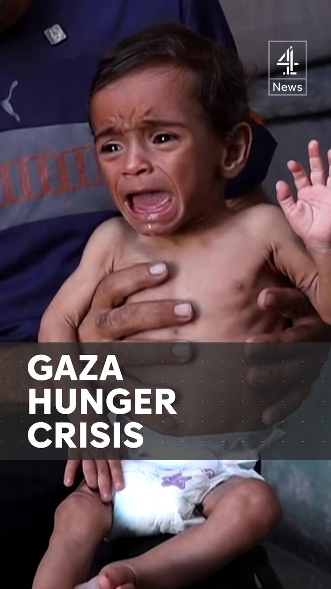 At least 113 people in Gaza have now died from starvation, including dozens of children, according to the Hamas-run health ministry in Gaza. Warning: this report contains distressing images