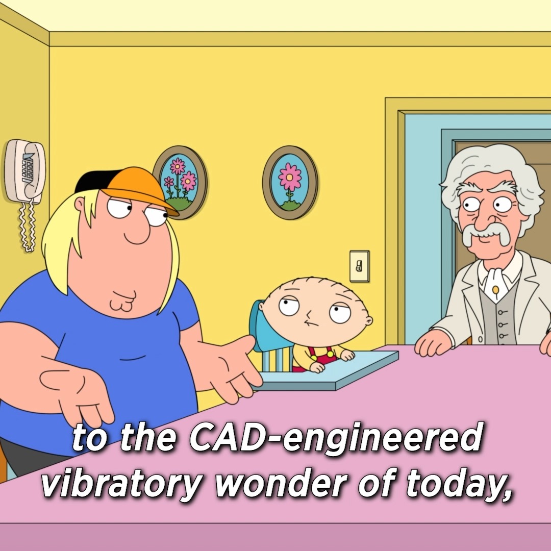 chris was dropping the important parts of history 💯 watch #familyguy season 23 on Hulu.