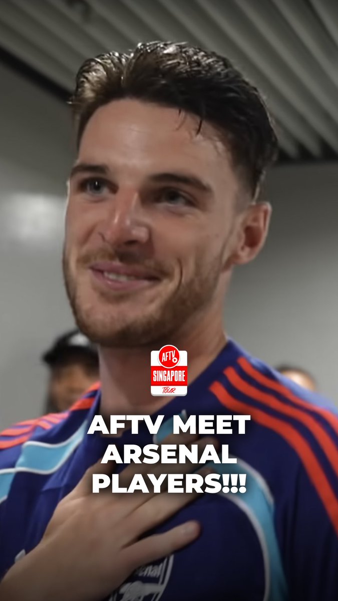 𝗔𝗙𝗧𝗩 𝘅 𝗔𝗿𝘀𝗲𝗻𝗮𝗹 𝗣𝗹𝗮𝘆𝗲𝗿𝘀 — Moments You Don’t Want to Miss!!🤩🔴⚪️ #AFTVSingapore