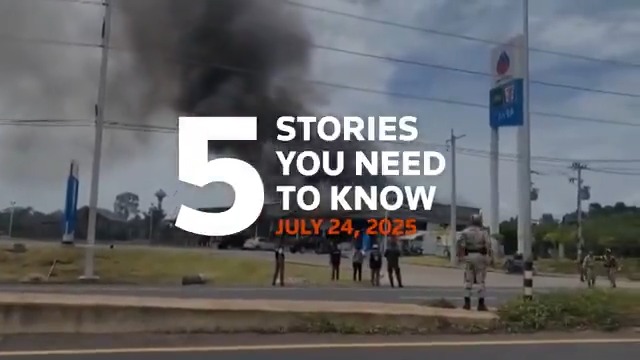 Thailand’s F-16 jet bombs Cambodian targets as weeks of tension over a border dispute escalate, and Trump is set to visit the Fed on July 24 to ramp up pressure on Powell. Here are the 5️⃣ stories you need to know today