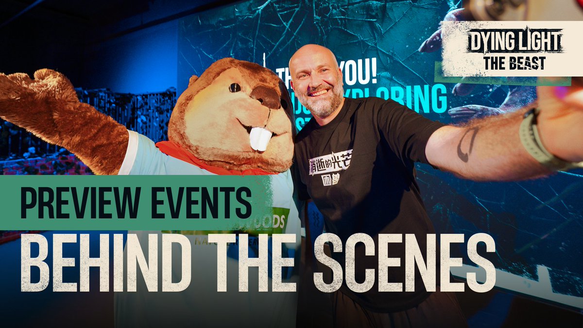 Together with our team, Bober the Beaver traveled to Warsaw, Shanghai, and Los Angeles to present Dying Light: The Beast during our preview events! How did it go? See for yourself in our recap video! Big thanks to our partners Intel Gaming ALIENWARE NVIDIA for providing us with the top notch hardware! Pre-order Dying Light: The Beast ๐