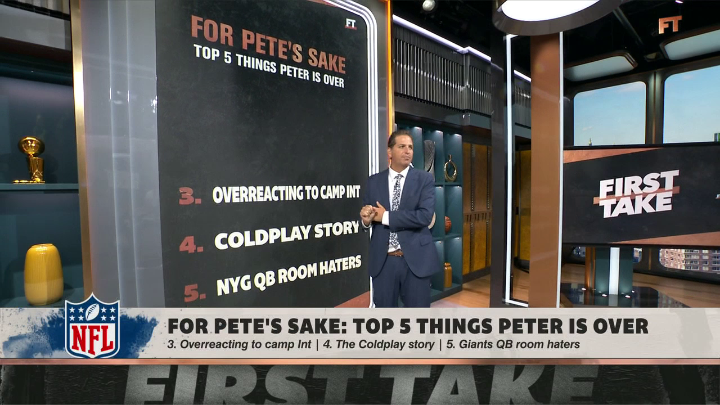 .Peter Schrager gives the top 5 things he's tired of 😭