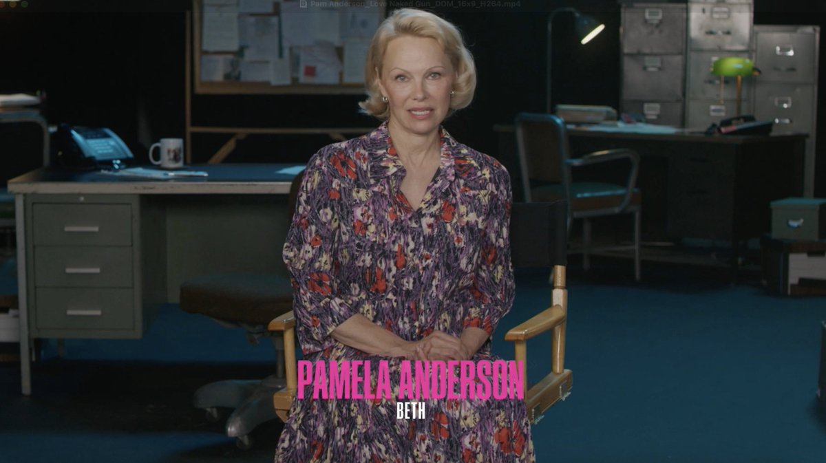 Pam, you have stolen our chairs and our hearts. Get tickets now to see Pamela Anderson in #NakedGun, only in theatres August 1.