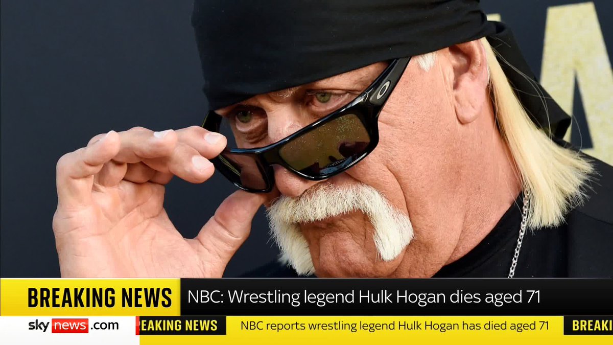 BREAKING: Wrestling legend Hulk Hogan has died at the age of 71, Sky's US partner NBC News understands. David Blevins has the latest. Read more ➡️ 📺 Sky 501, Virgin 602, Freeview 233 and YouTube