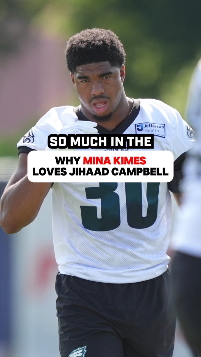 "He has the tools to be the BEST off-ball linebacker in the NFL" Mina Kimes explains why she loves Jihaad Campbell 🗣️ Watch our whole show with her below 👇 🔗
