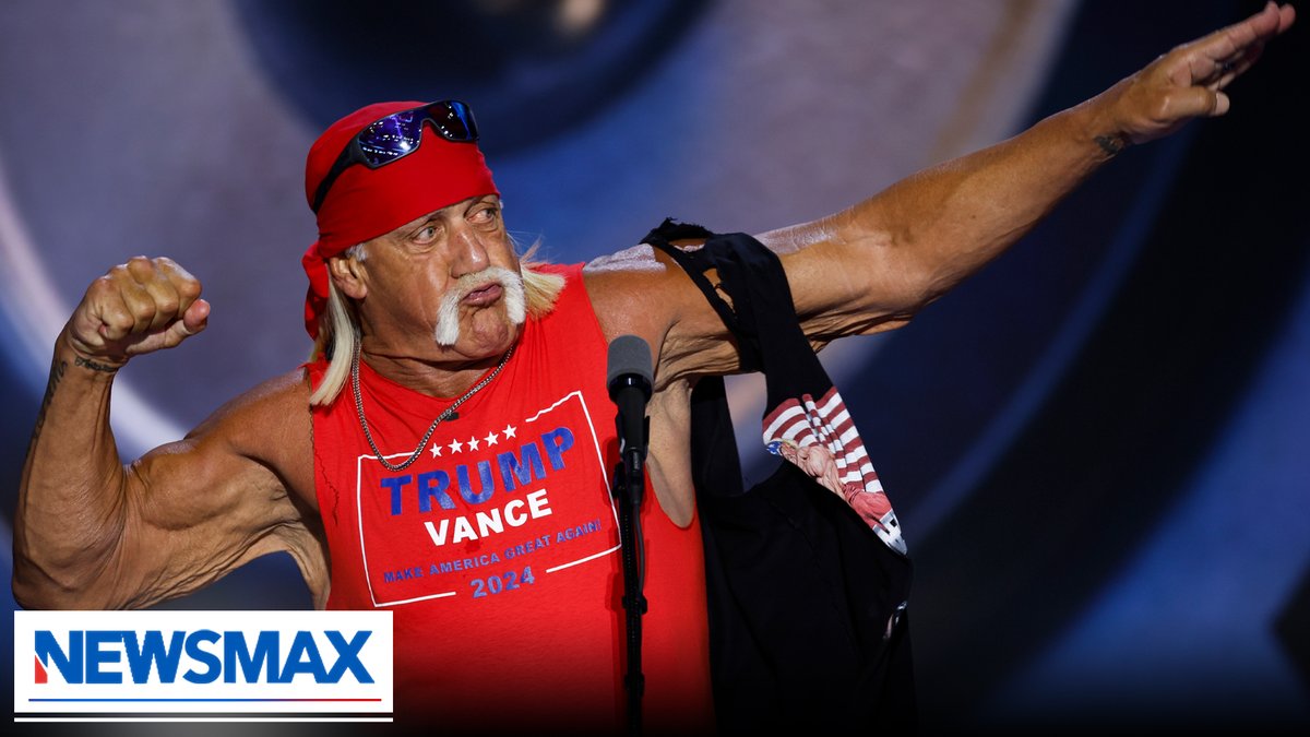 A look back at the moment legendary WWE wrestler Hulk Hogan fired up the crowd at the 2024 Republican National Convention.