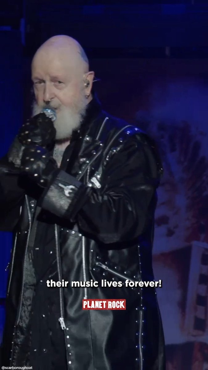 "We love you Ozzy!" at their gig in Scarborough last night, Judas Priest dedicated 'Giants in the Sky' to Ozzy Osbourne - a song originally written in memory of Lemmy and Ronnie James Dio 🤘 Homage to the legends 'til the bitter end / Leaving such a legacy, my friends