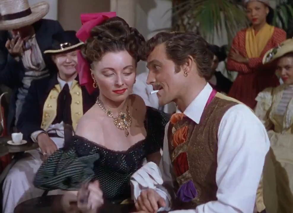 Gene Kelly's cigarette kiss in, The Pirate (1948) Director: Vincente Minnelli