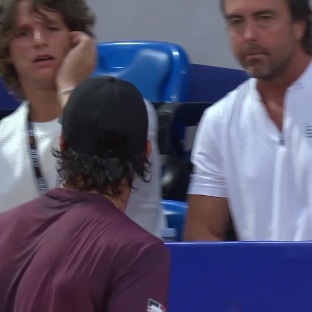 Break point pressure? Not for Luciano Darderi 😮‍💨 #CroatiaOpenUmag