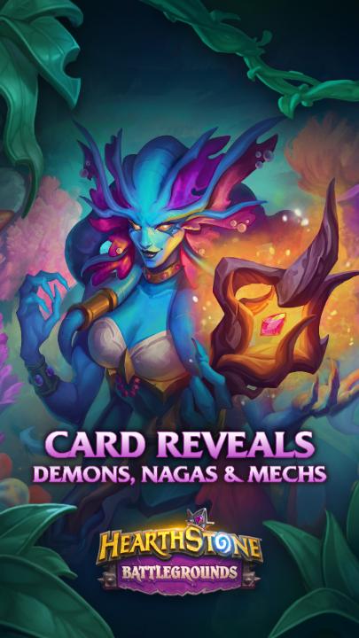 🚨 Get ready - new Demons, Nagas, and Mechs are coming to Battlegrounds Season 11! 🚨 New synergies, wild combos, and total chaos await–which minion type will join your warband?