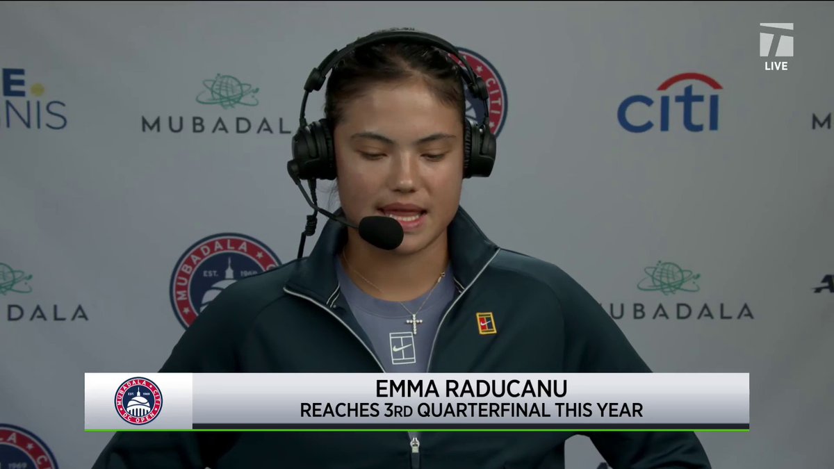 "I knew I had to take the ball early cause if not she would." Emma Raducanu explains how she defeated Naomi Osaka in D.C. #MubadalaDCCitiOpen