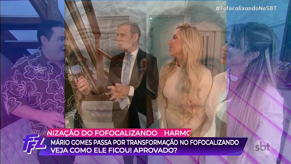 IMPRESSIONANTE! Olha a transformação do Mário Gomes! Quem amou a harmonização das doutoras da Espelho, Espelho Meu Tatuí? #FofocalizandoNoSBT