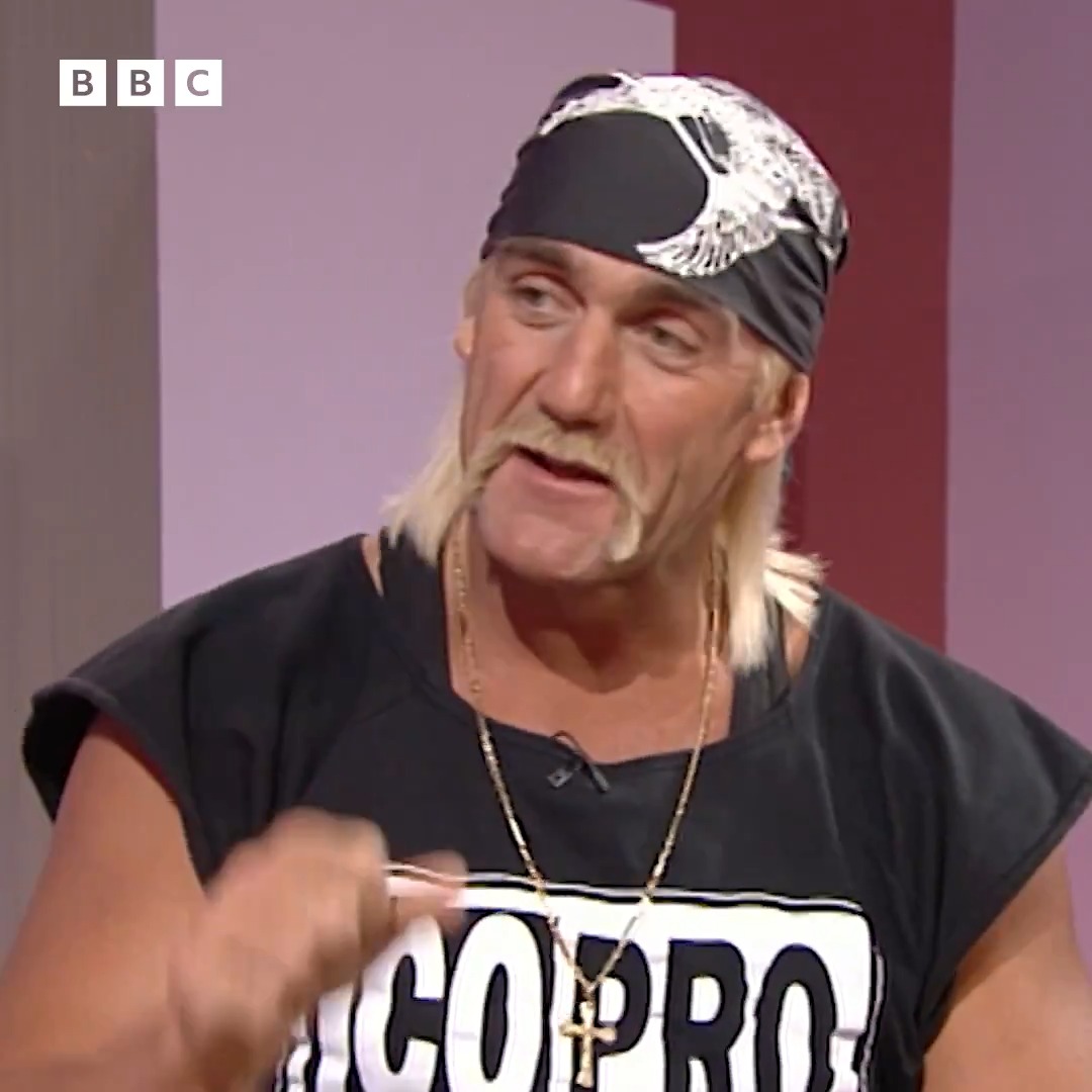 The wrestling legend Hulk Hogan (real name Terry Bollea) has died aged 71. Back in 1993, while promoting Mr. Nanny, he joined Judi Spiers on Pebble Mill to talk about his injuries, his move into acting, and whether wrestling is really “fake.”