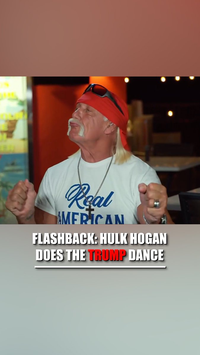 FLASHBACK: Hulk Hogan jumps in on the Trump dance.