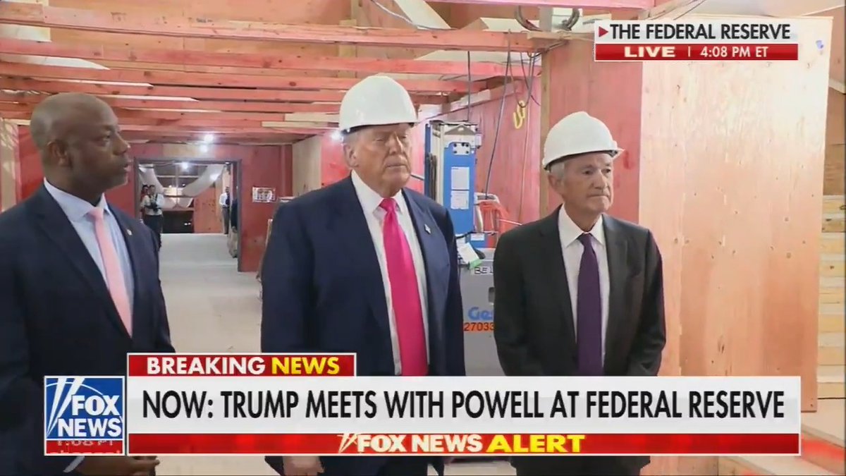 Trump: It looks like it’s about $3.1 billion Fed Chair: I haven't heard that from anybody at the Fed. Trump: It just came out Fed Chair: You just added in a third building Trump: It’s a building that’s being built Fed Chair: No, no. It was built five years ago