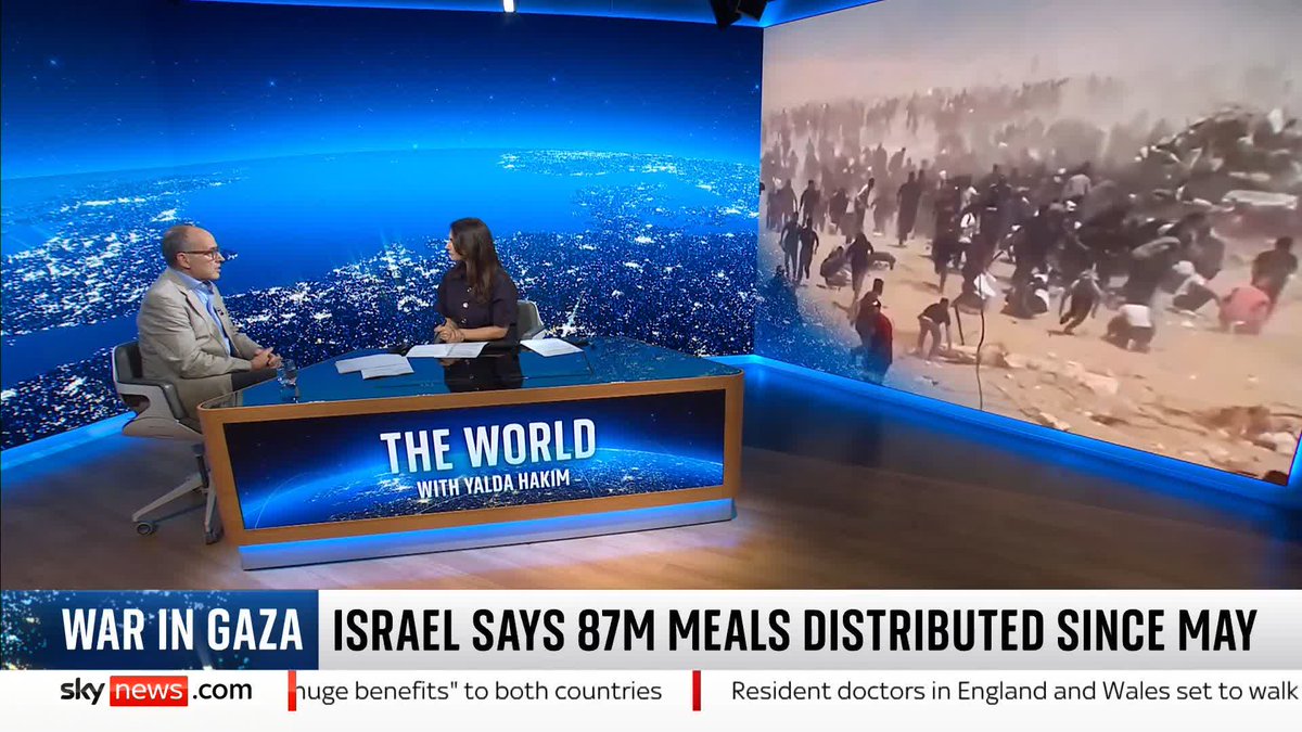 'It seemed to us like this was a game of target practice' Surgeon Nick Maynard describes to Yalda Hakim the injuries of patients who were shot while seeking food at GHF aid distribution sites in Gaza More ➡️ 📱