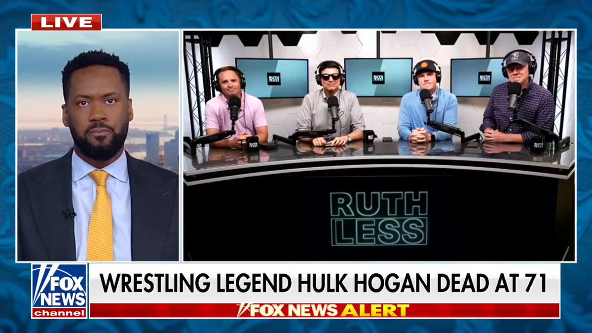 .Ruthless Podcast reacts to the news of Hulk Hogan's passing. | Lawrence Jones III
