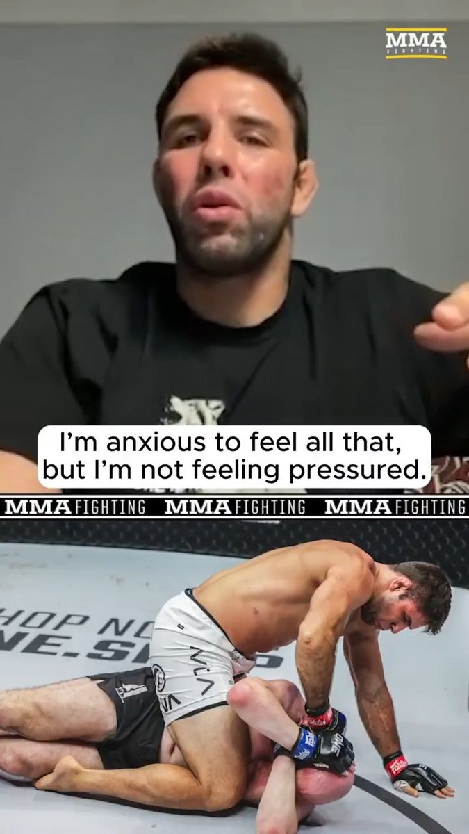 BJJ legend Marcus Buchecha believes ‘pressure’ is on Martin Buday ahead of debut at #UFCAbuDhabi: "I have my titles, I have my career, my history in jiu-jitsu, and I’ll take all that experience with me to the UFC, but I’m not the favorite." (🎥 Guilherme Cruz)