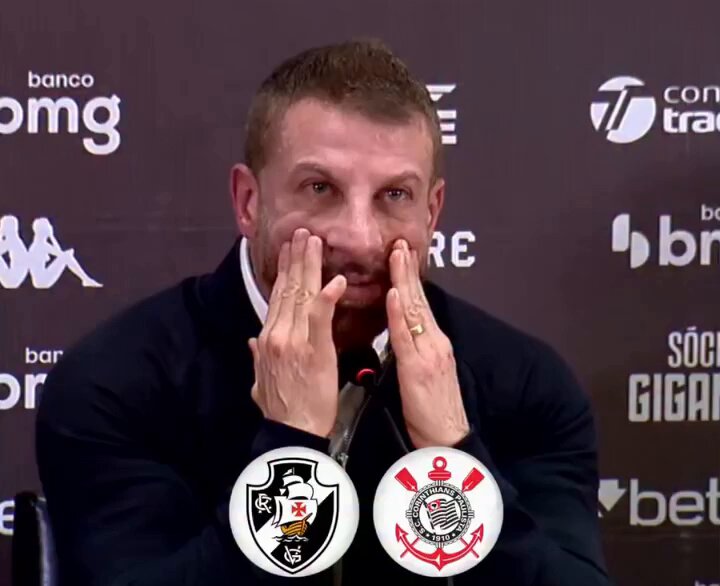 Pedrinho, presidente do Vasco, sobre reforços. "Não vou fazer contratações que o Corinthians fez e não honrar os compromissos. Eu não consigo contratar e não pagar, não consigo." 📽️SportsCenter Brasil